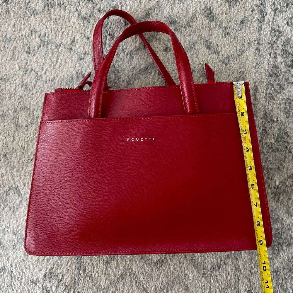 Fouetté Satchel Purse. Leather - Picture 9 of 16